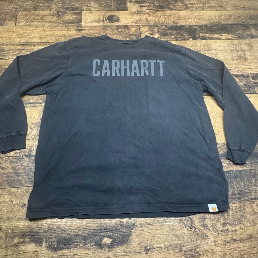 Carhartt Long Sleeve T-Shirt Original Fit Workwear Top XL